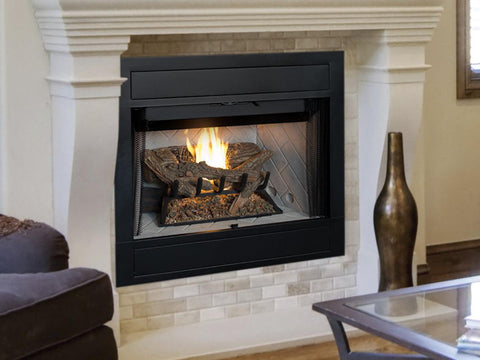 Mission 42-42-b vent fireplace natural gas smooth face