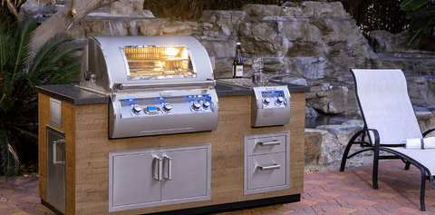 outdoor BBQ grill