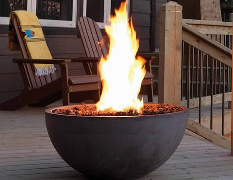 Outdoor fire bowl