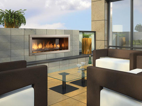 Regency outdoor horizon HZO42 model outdoor gas fireplace
