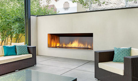 Regency outdoor horizon HZO60 model outdoor gas fireplace