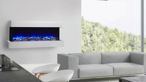 Scion trinity 3 sided linear electric fireplace SF-SCT55 BK