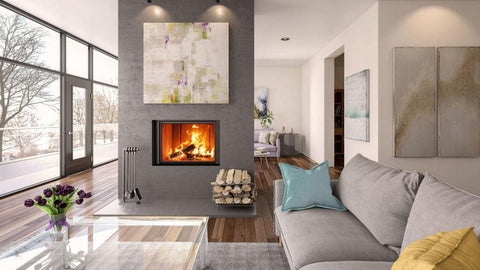 Uptown 600 Fireplace - Renaissance Wood Burning Fireplace.