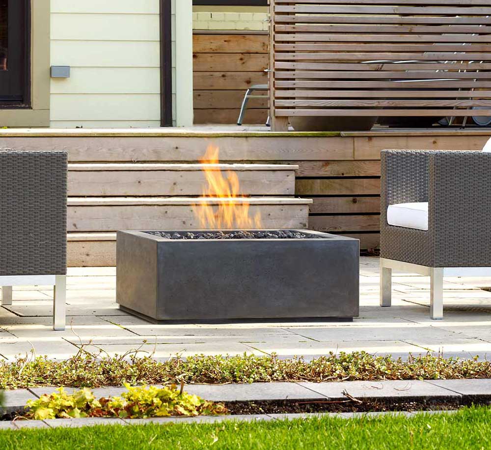 Miso 48 Power Coated Aluminum Tabletop Fire Pit