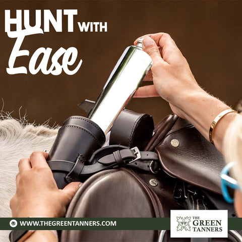 flask bottle, hunting flask bottle, fox hunting flask, fox hunting flask for saddle, Steel Hunting Flask