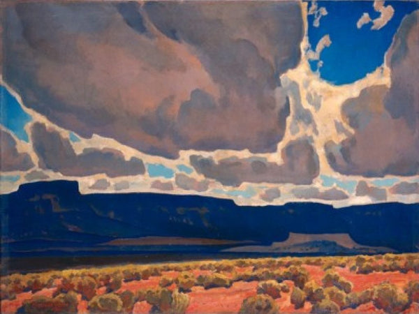 Mesas in Shadow by Maynard Dixon, 1926, oil/canvas, Brigham Young University Museum of Art, Provo, UT