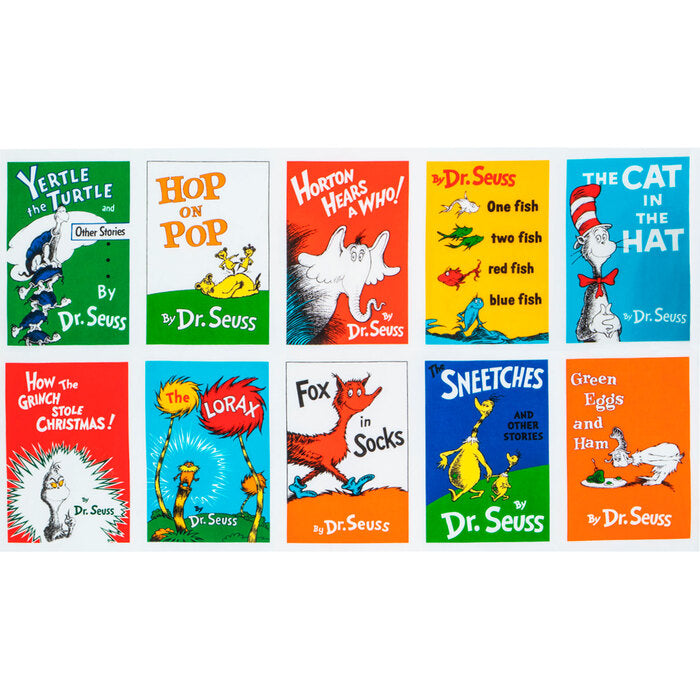 Dr Seuss - Book Titles – Aroha Quilts