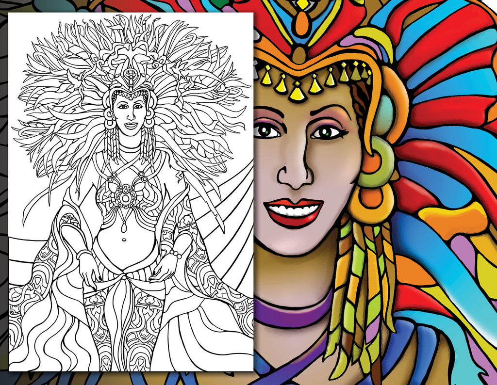 Download Style Icons Coloring Book Local Artist Q E D Astoria