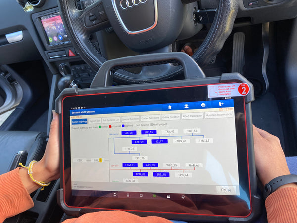 Diagnosing Audi A3 2005