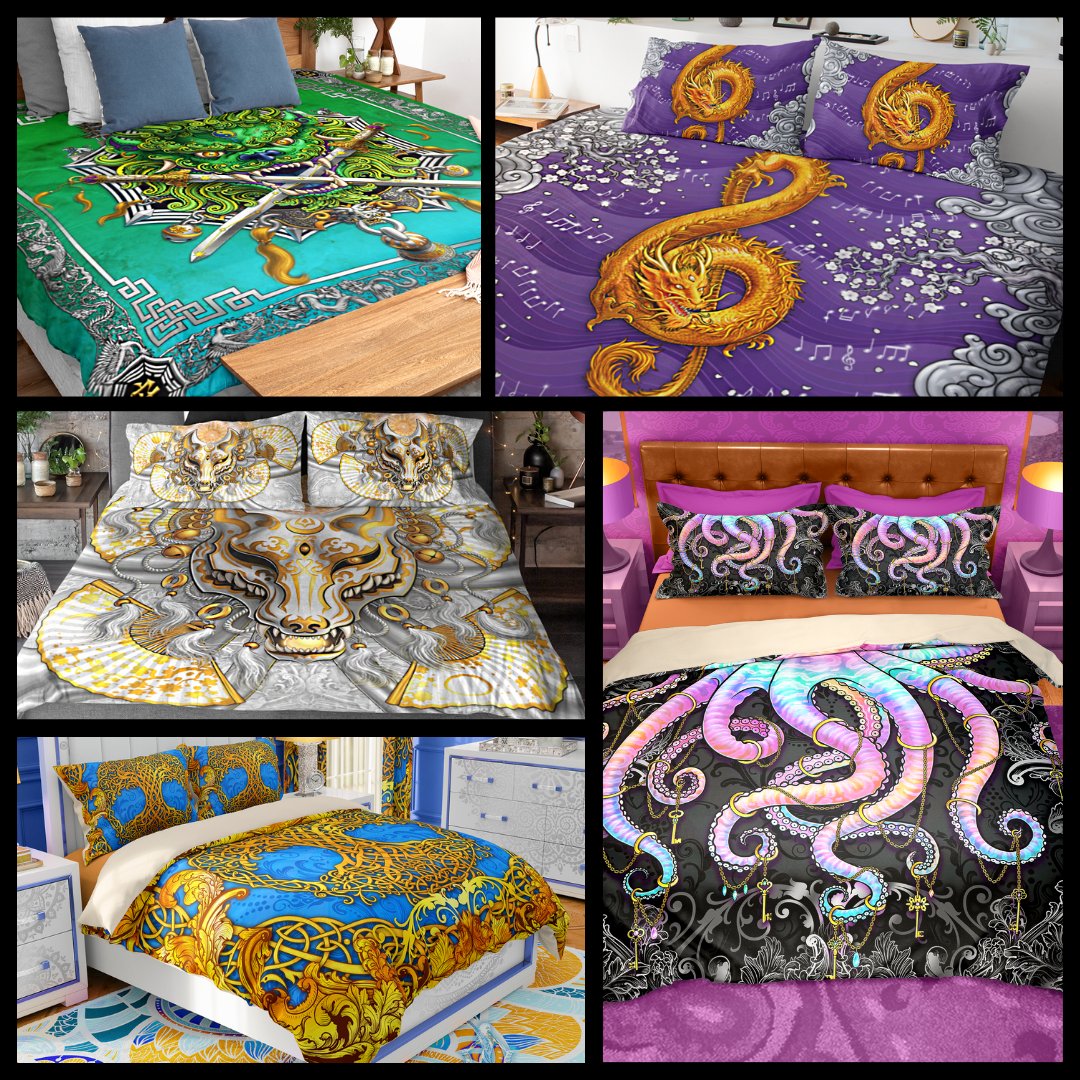 9 Original Christmas Gift Ideas for Gamers and Fantasy Nerds - Bedding Cover Sets, Duvet and Comforters - Abysm Internal