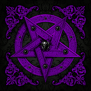 Purple Pentagram, Pastel Goth by Abysm Internal