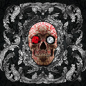 Sugar Skull or Calaca style illustrations made by Abysm Internal