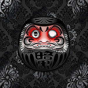 Funny Japanese Daruma by Abysm Internal