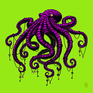 Octopus Art Print by Abysm Internal