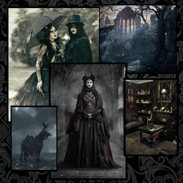 Popular Cultures in 2022, Gothic art style, aesthetic and fashion
