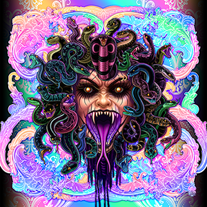 Decapitated Pastel Medusa design by Abysm Internal