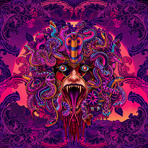 Vaporwave Medusa design by Abysm Internal