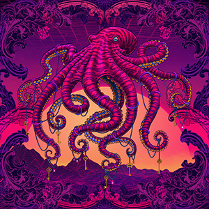 Vaporwave Octopus Art Print by Abysm Internal