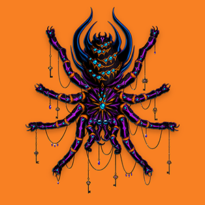 Spider Art Print Design by Abysm Internal