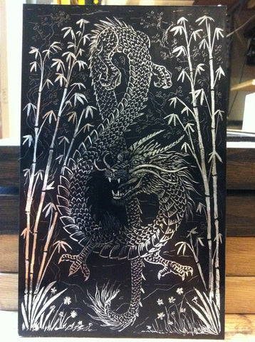 Treble Clef - Music Dragon - Diamond Art Board Print for Sale by  AbysmInternal