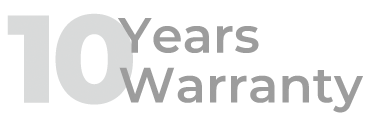 Icon 10 years warranty