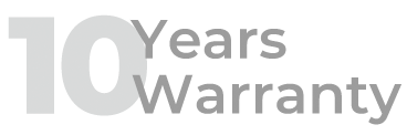 10 years warranty