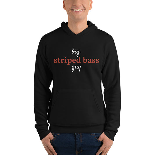 Big Fish Guy® Embroidered Bass Logo Long-Sleeve Hoodie Sweatshirt For –  jess went fishing®
