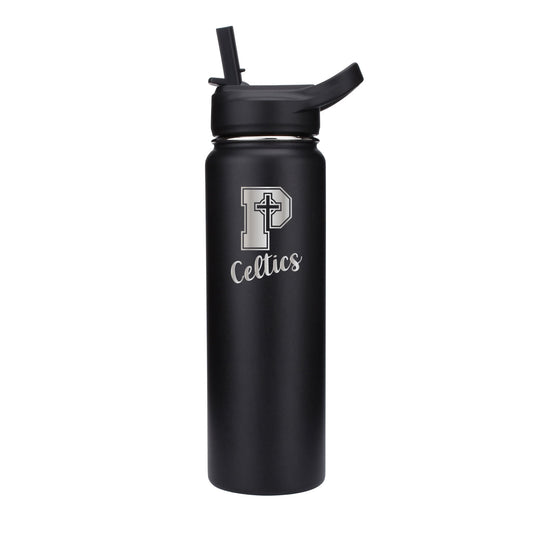 24oz Water Bottle | St. Patrick Logo