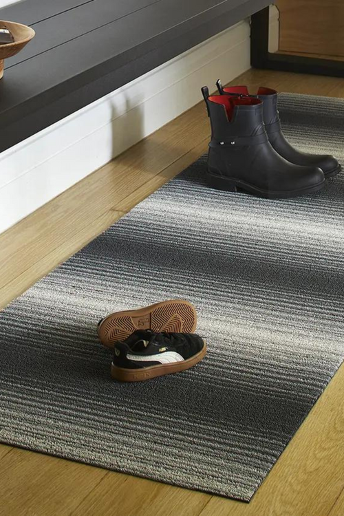 Chilewich Heathered Shag Welcome Mat - Fog