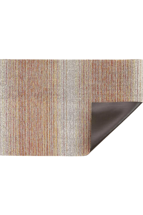 Chilewich Fade Stripe Shag Floor Mat, Lagoon / 24x36