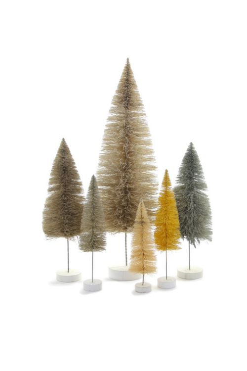 Slender Lit Bottle Brush Trees – ECOVIBE