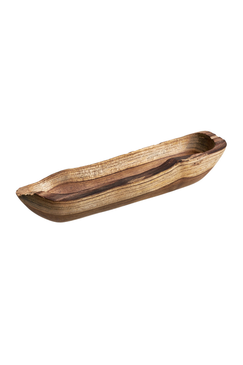 Takara Teak Divided Serving Bowl