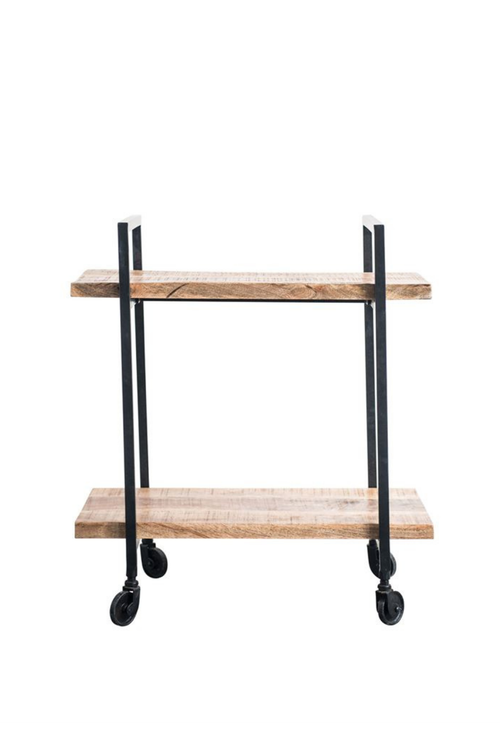 Anders Rustic Bar Cart - CharmyDecor