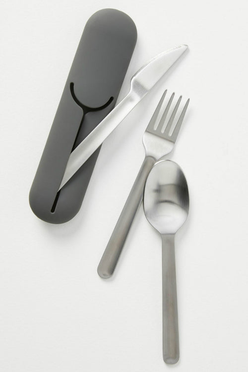 Terrazzo Cream Porter Utensil Set