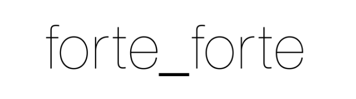 Forte Forte Logo