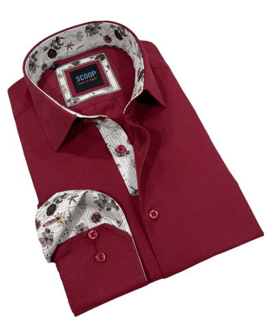 Scoop dress shirt, classic and timeless design for any occasion