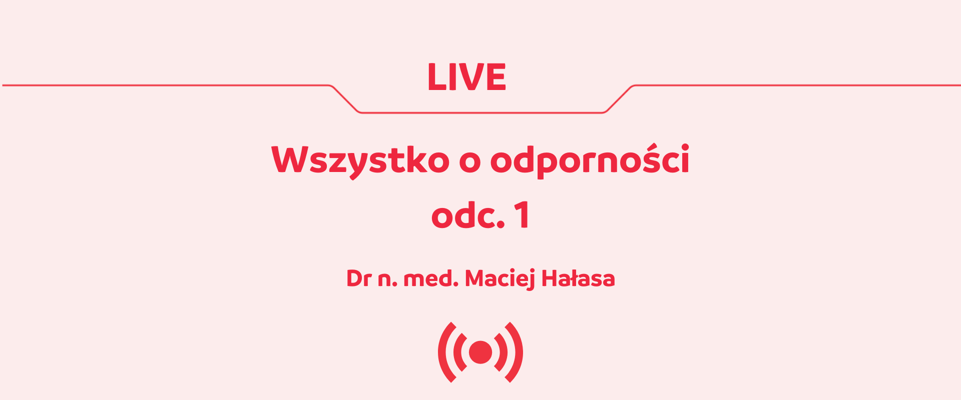 Genactiv Studio - wszystko o odporności odc. 1  Live Q&A z dr. Maciejem Hałasą