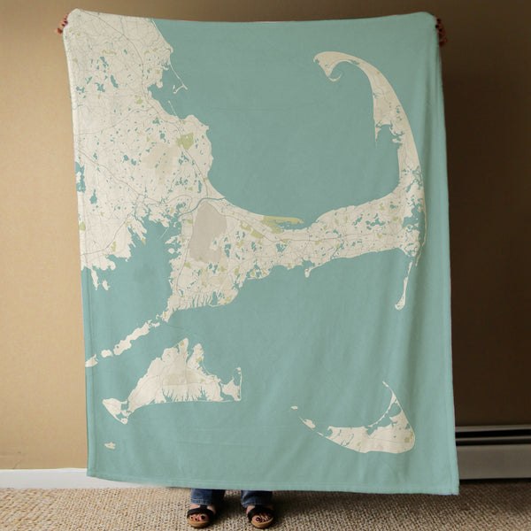 Cape and the Island Map Blanket