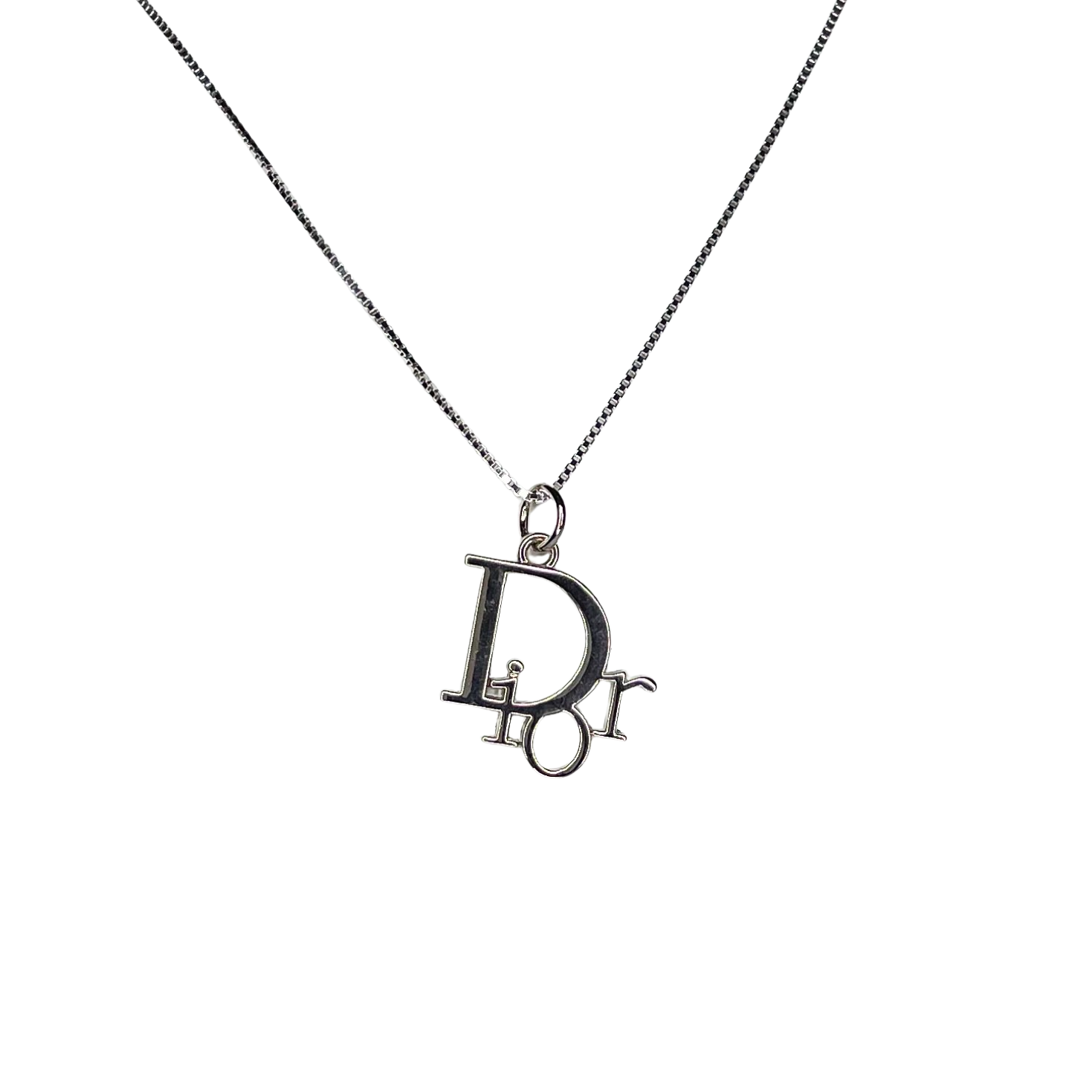 reworked dior necklace