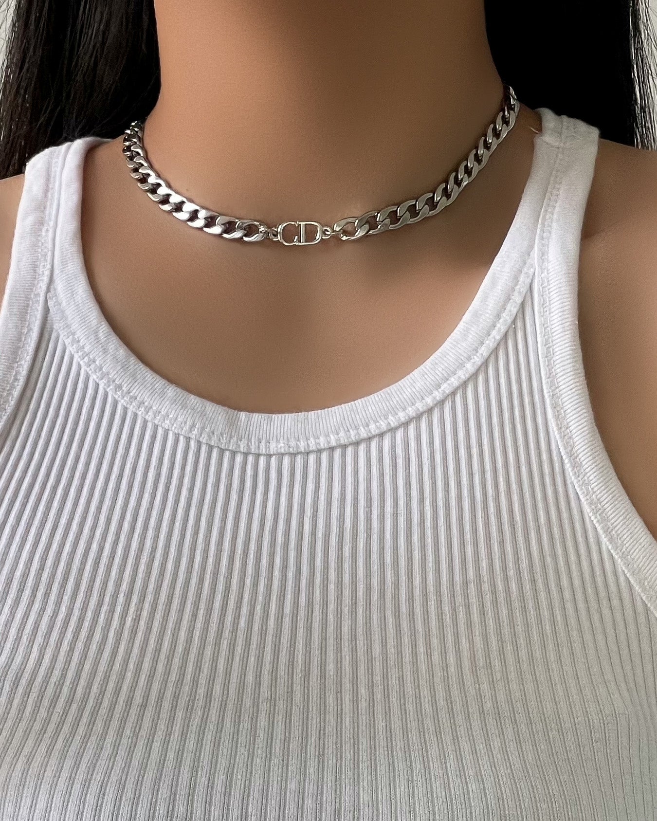 cd choker silver