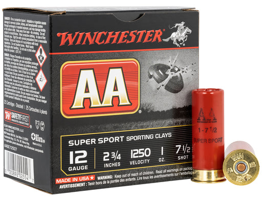 Winchester Ammo X128 Super-X High Brass 12 Gauge 2.75 1 1/4 oz 8 Shot 25  Bx/ 10 Cs