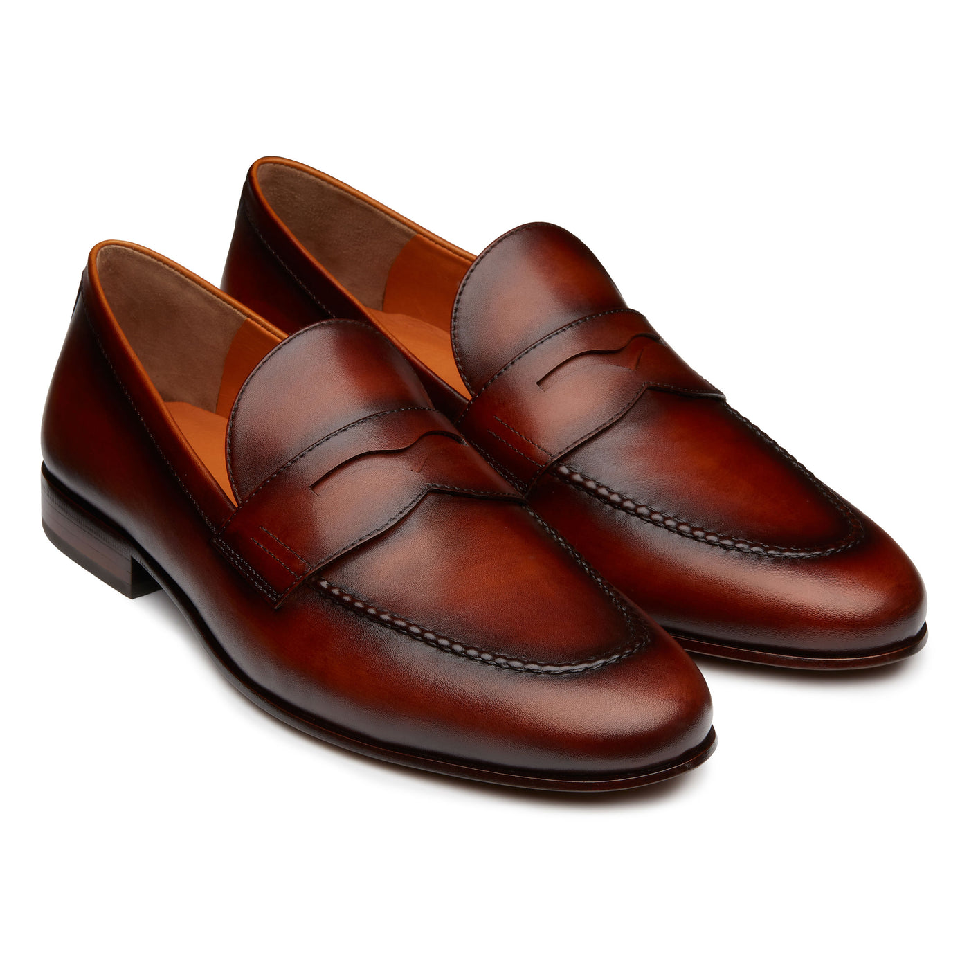 classic leather penny loafers