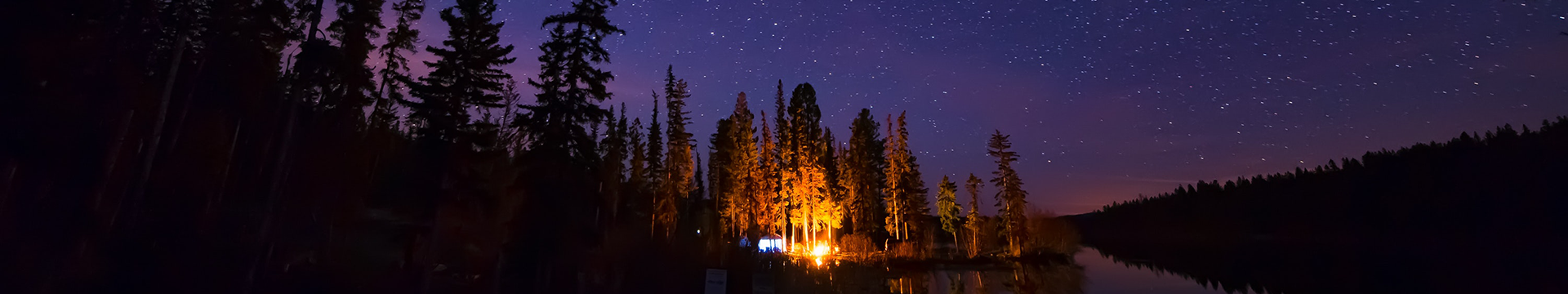 Campfire at Night