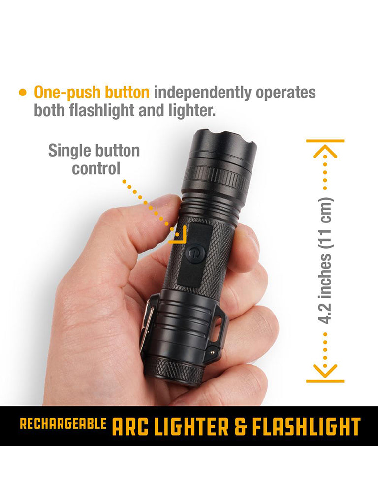 Arc Lighter & LED Flashlight Combo - Image 3