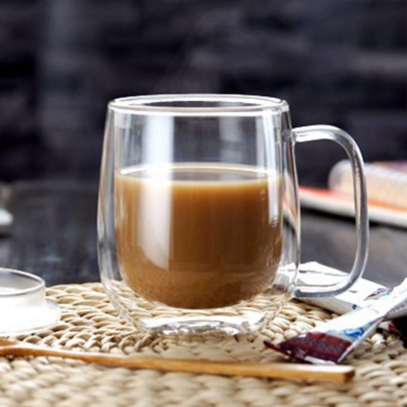 Double Wall Glass Coffee Mug