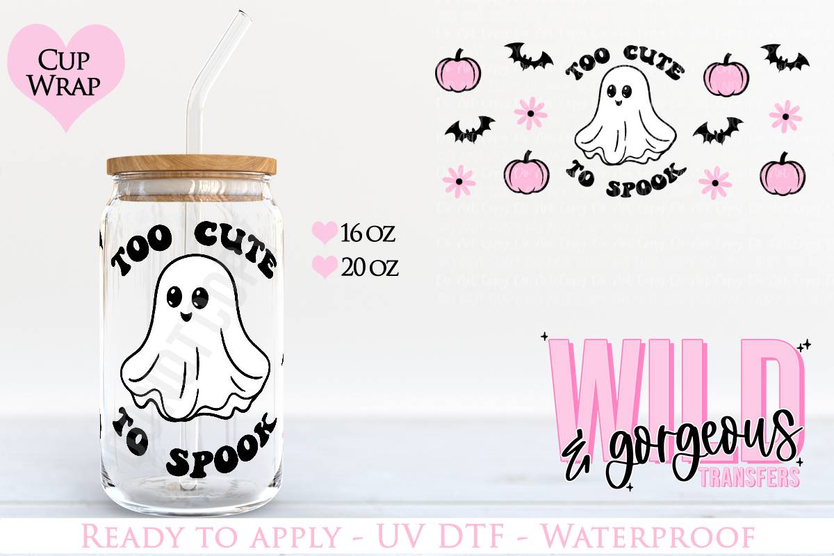 Too Cute To Spook | Cold Cup Wrap