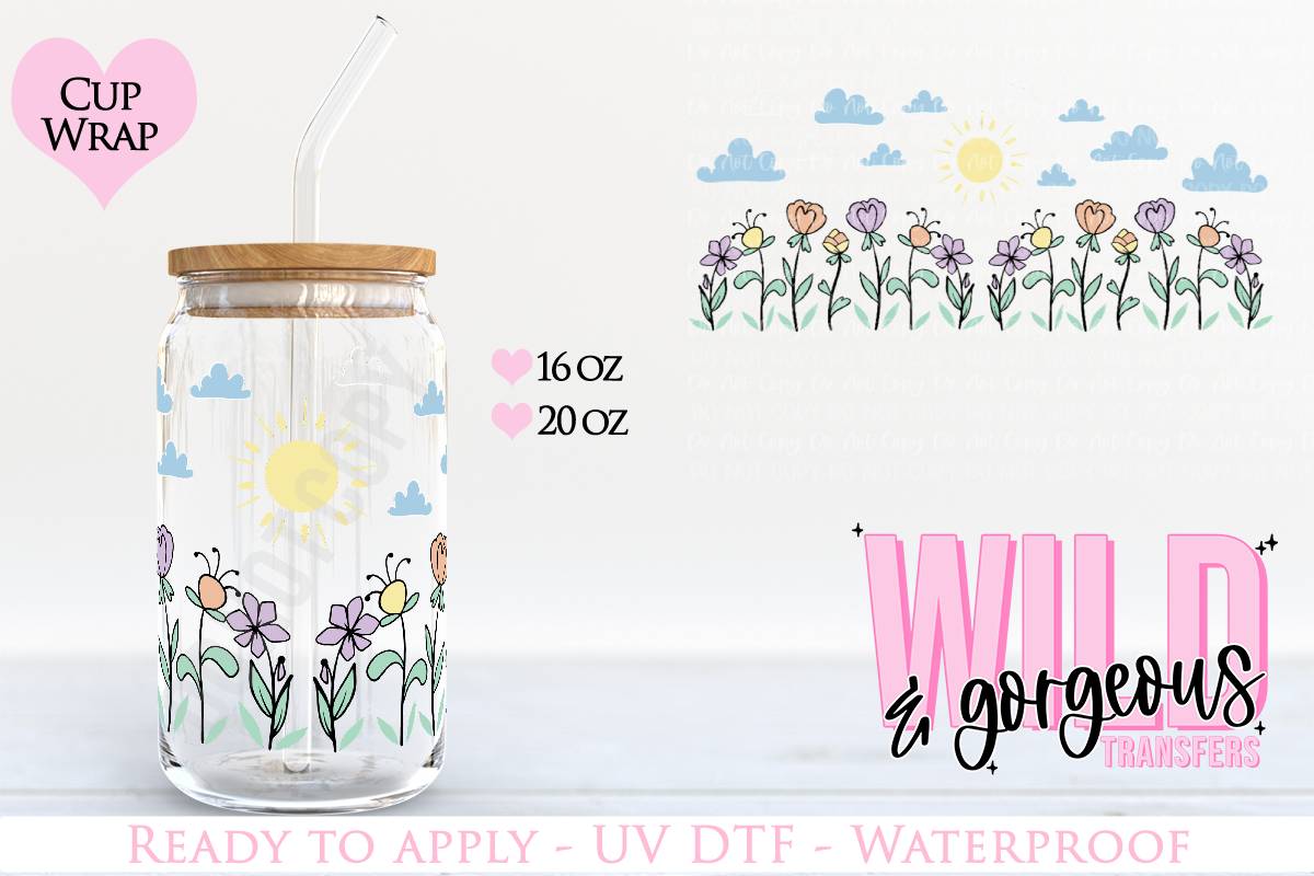 Daily Affirmations - 16 oz UV DTF Wrap