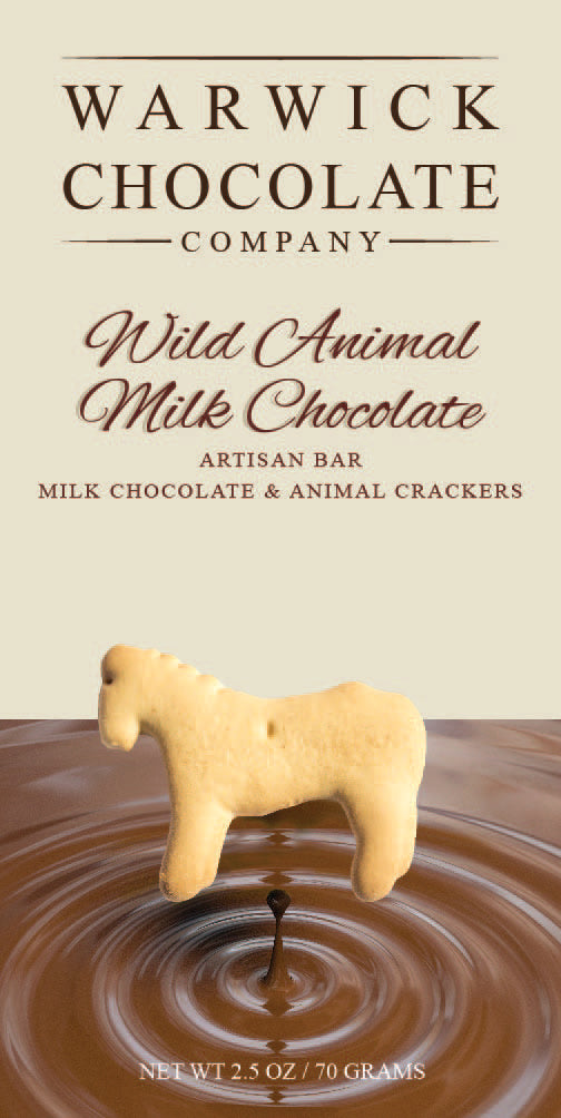 Artisan Chocolate Bar - Milk Chocolate & Animal Crackers