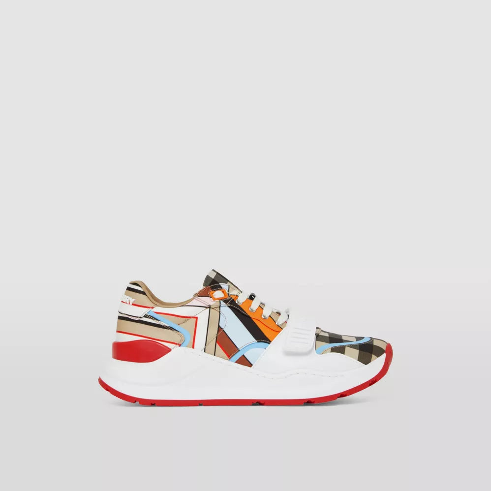 Burberry Montage Print Nylon Sneakers – Limitless Brands