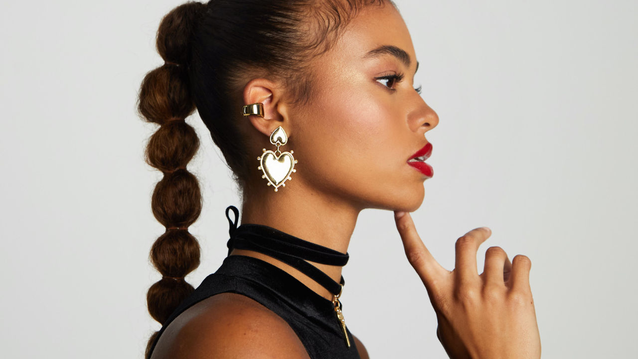 Shining Diva Fashion Stylish Fancy Golden Gold Plated Earrings for Women  (9567er) : Amazon.in: Fashion